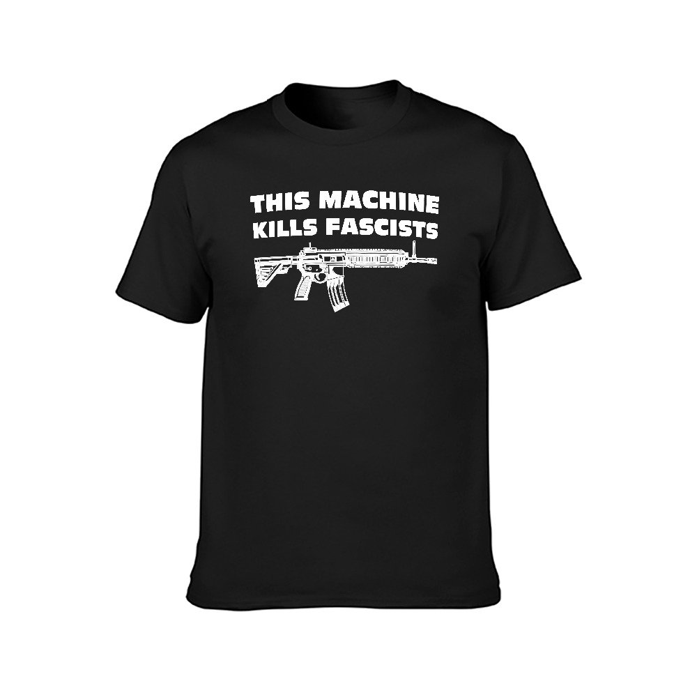 This Machine Kills Fascists Rifle T-Shirt