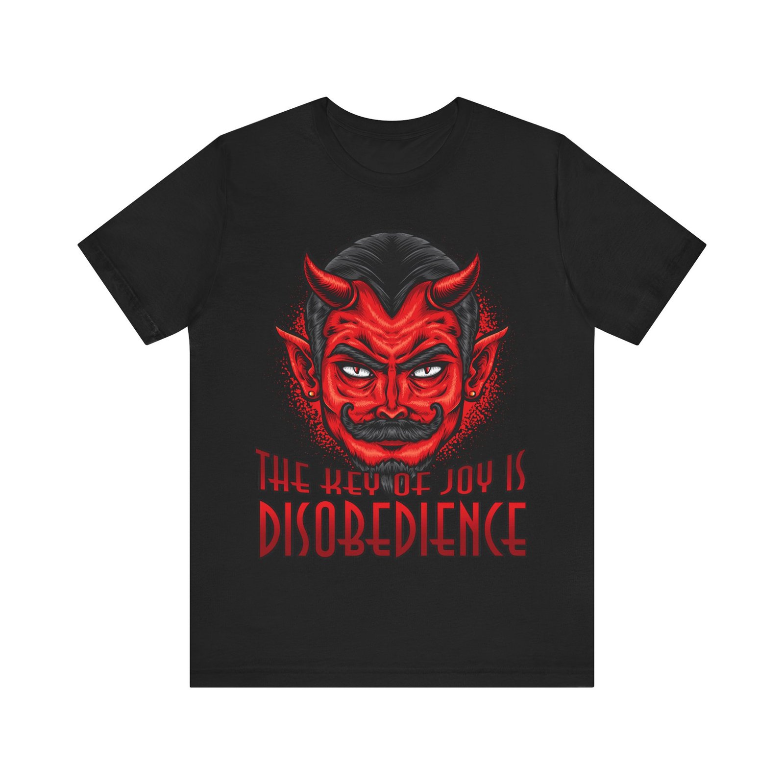 The Key Of Joy Is Disobedience Devil T-Shirt