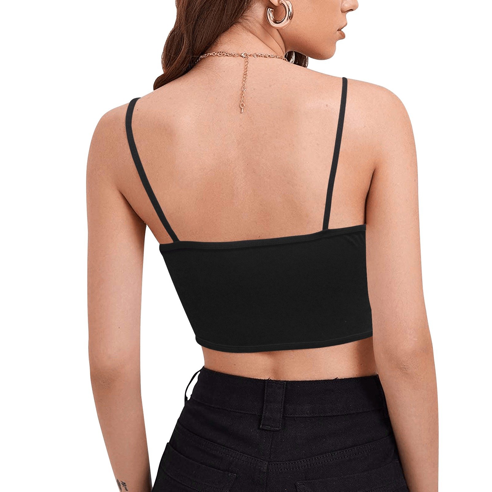 Be a Slut Do Whatever You Want Spaghetti Strap Crop Top - Image 2