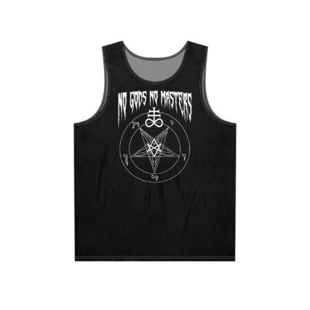No Gods No Masters Satanic Baphomet Devil Tank Top