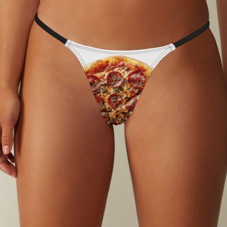 Pizza Slut Thong Panties