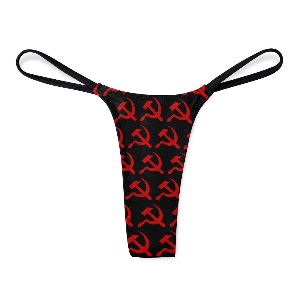 Communist Hammer and Sickle Thong Panties - Image 3