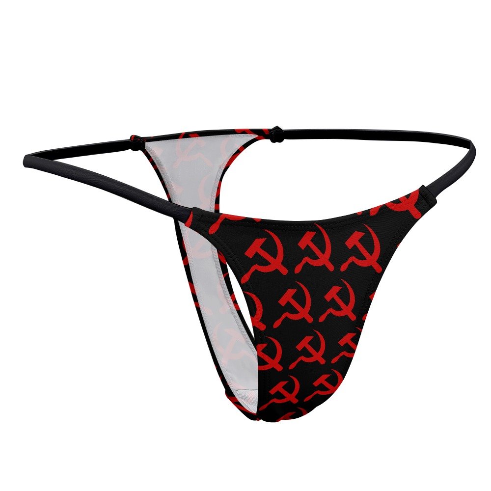 Communist Hammer and Sickle Thong Panties - Image 8