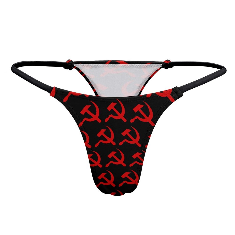 Communist Hammer and Sickle Thong Panties - Image 5