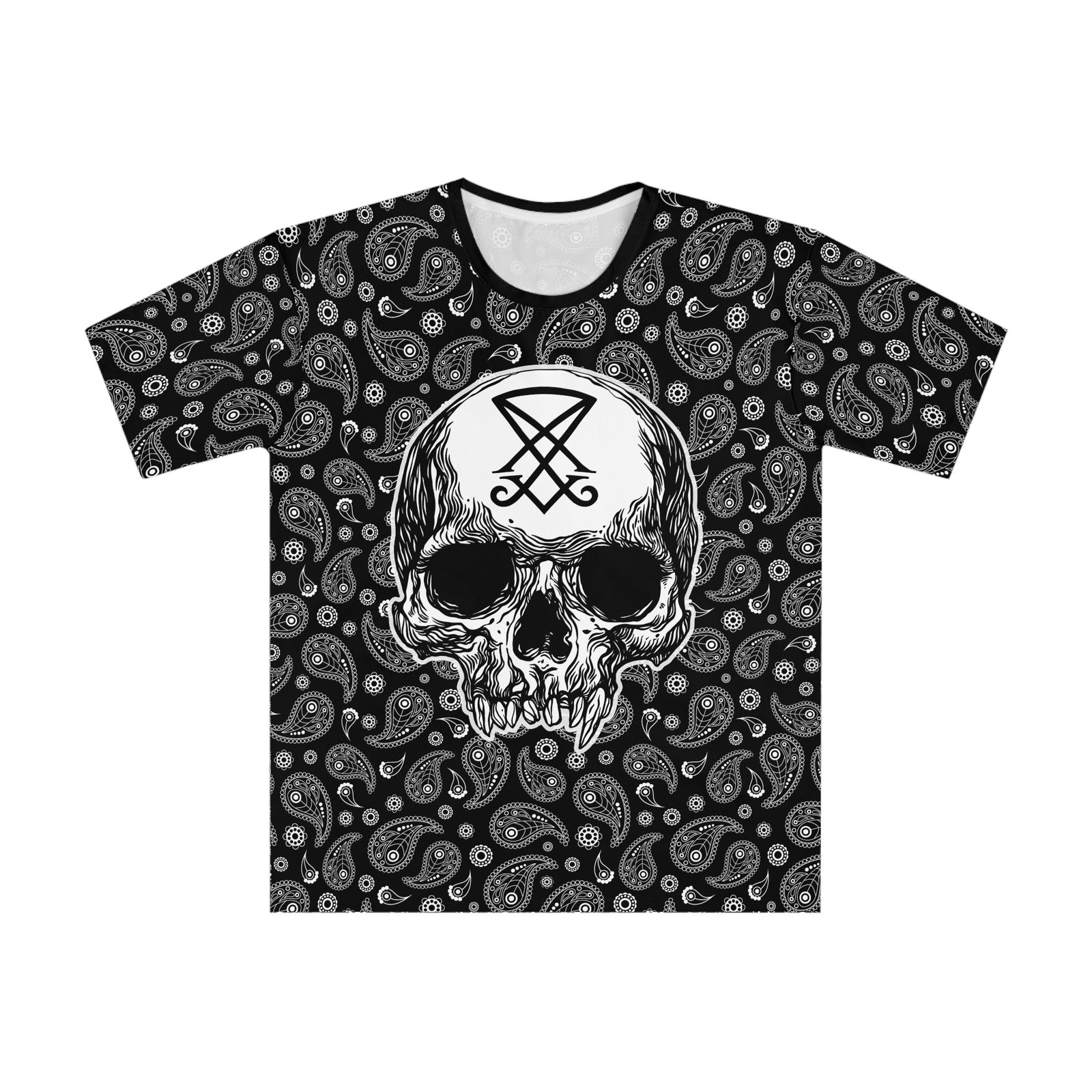 Bandana Lucifer Skull T-Shirt