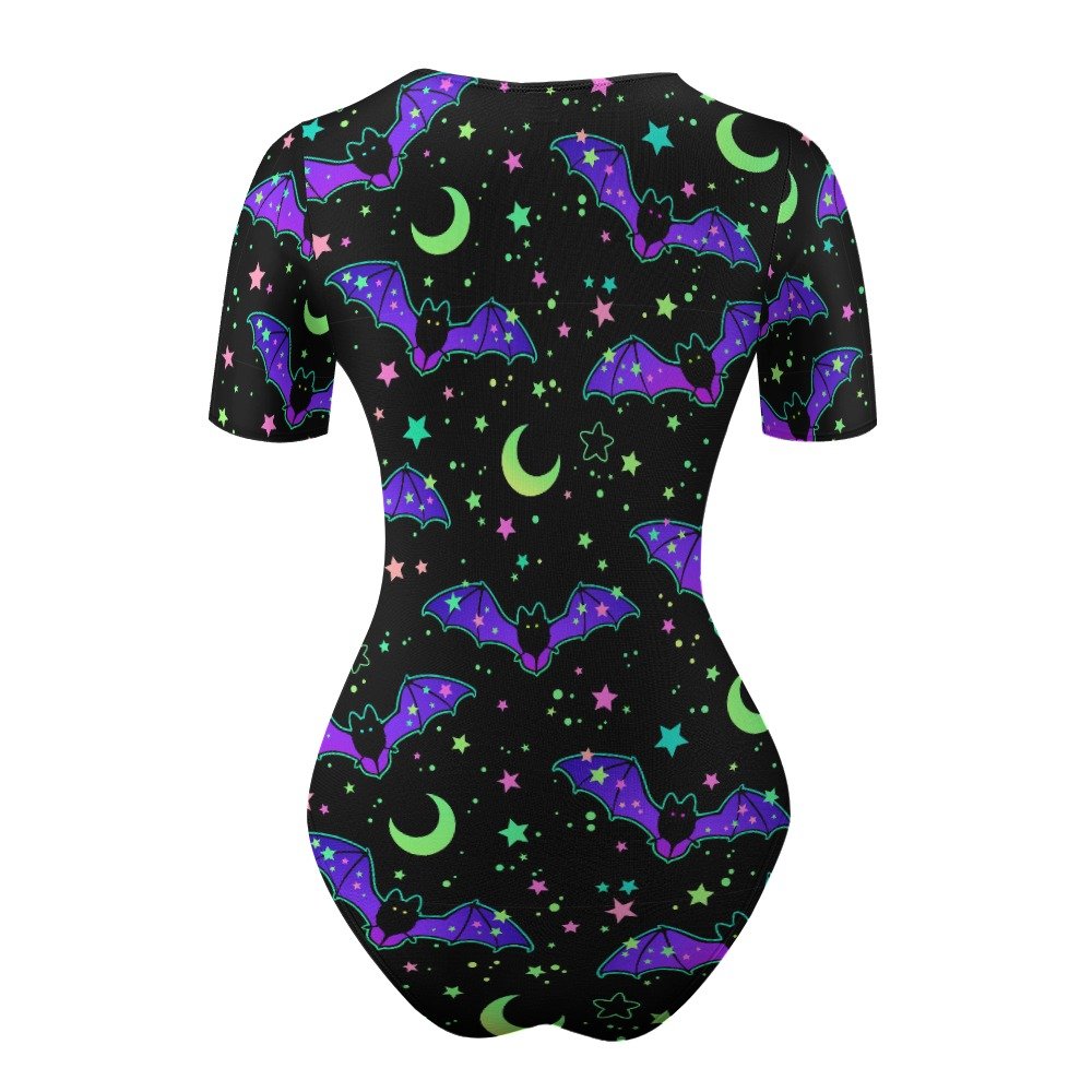 Halloween Bat Moon Stars Bodysuit - Image 7