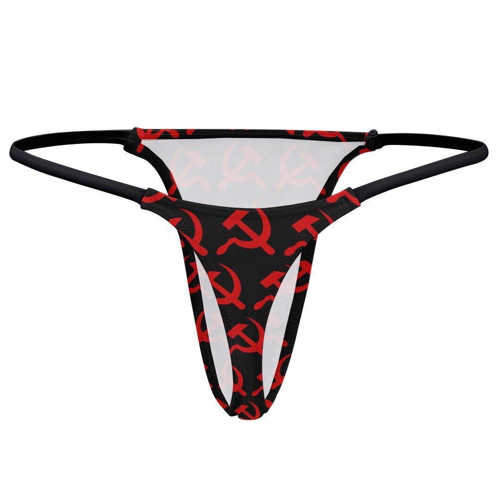 Communist Hammer and Sickle Thong Panties - Image 2
