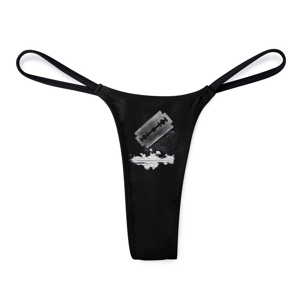 Razor Blade and Coke Thong Panties - Image 3