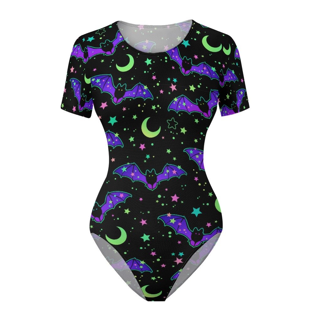 Halloween Bat Moon Stars Bodysuit - Image 8