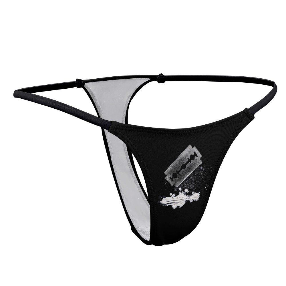 Razor Blade and Coke Thong Panties - Image 8