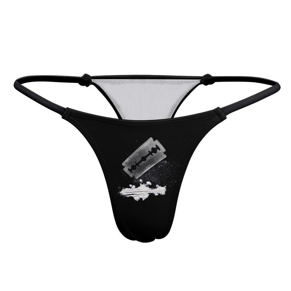 Razor Blade and Coke Thong Panties - Image 5