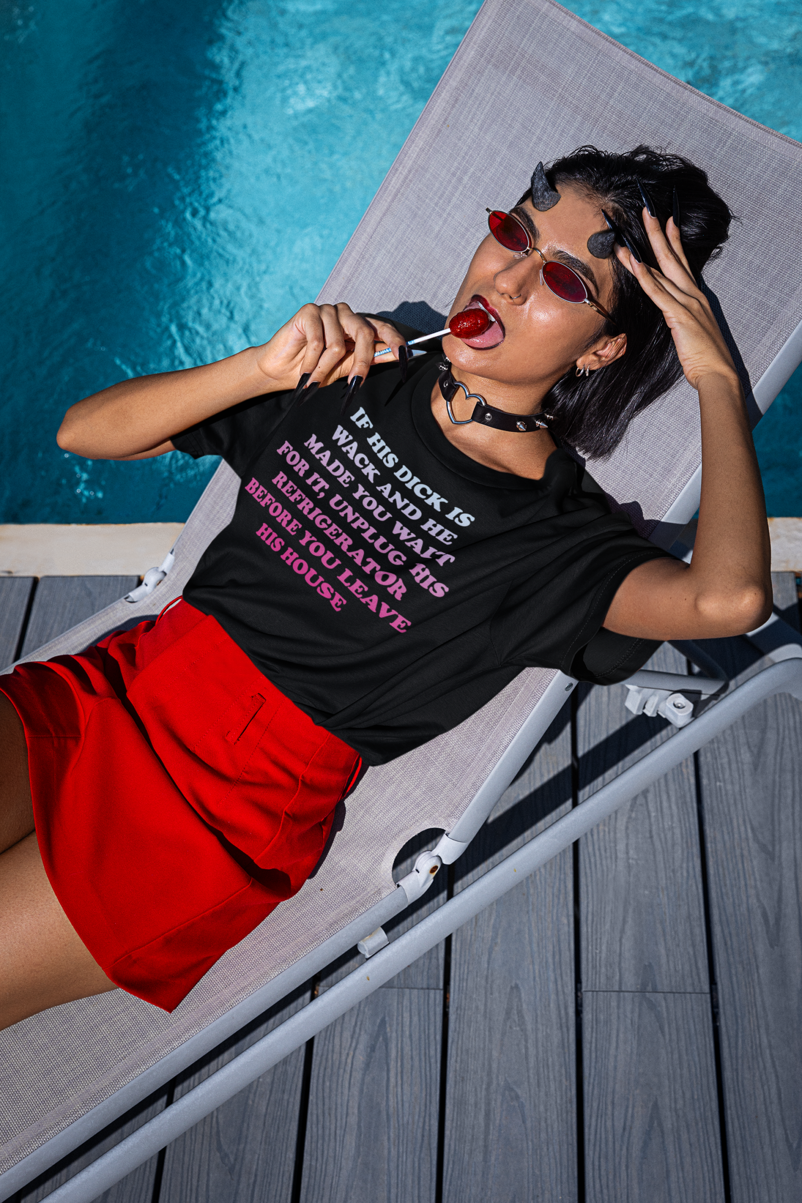 If His Dick Is Wack T-Shirt - Image 2