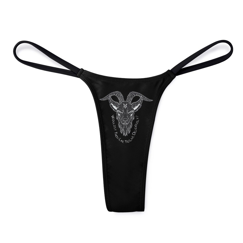 Baphomet Pentagram Thong Panties - Image 3