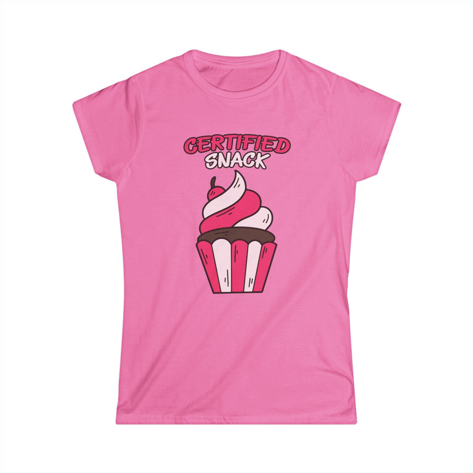 Certified Snack Cupcake T-Shirt - Image 3