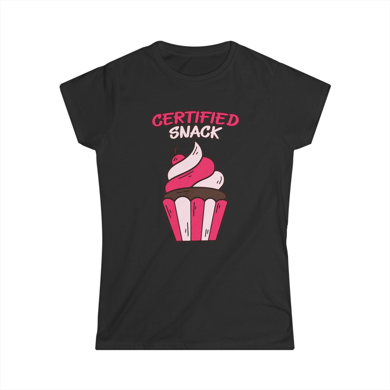 Certified Snack Cupcake T-Shirt - Image 2